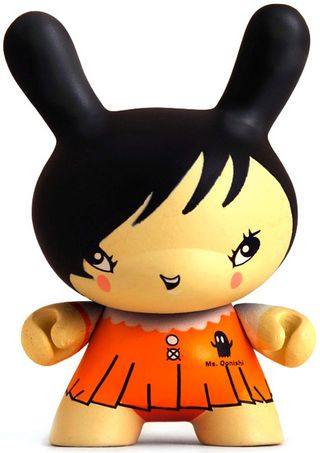 This Dunny named Miss Oonishi was TADO's first toy for KidRobot