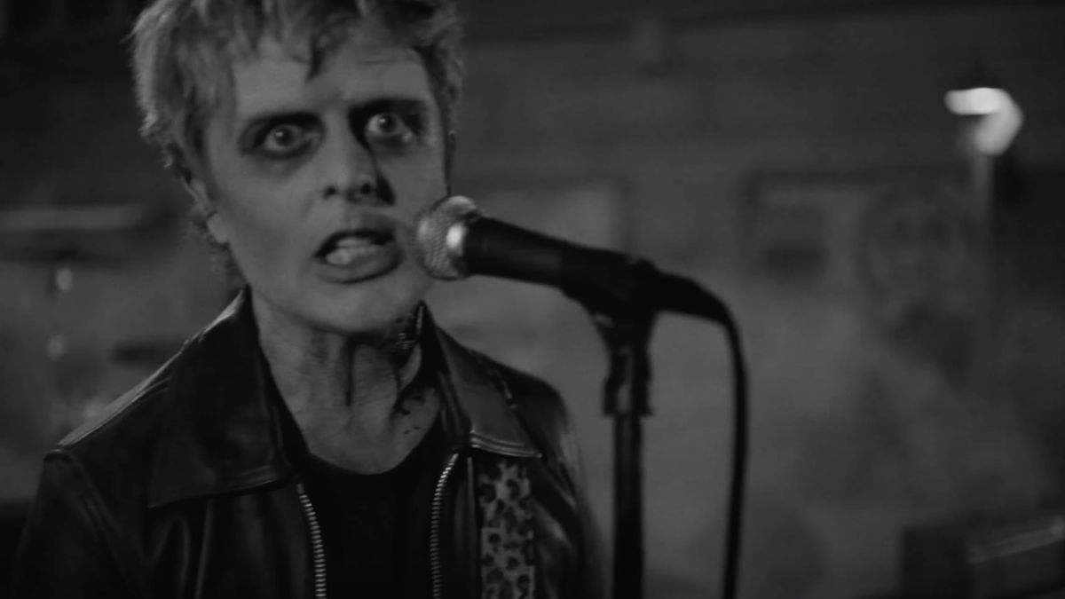 Billie Joe Armstrong as a zombie