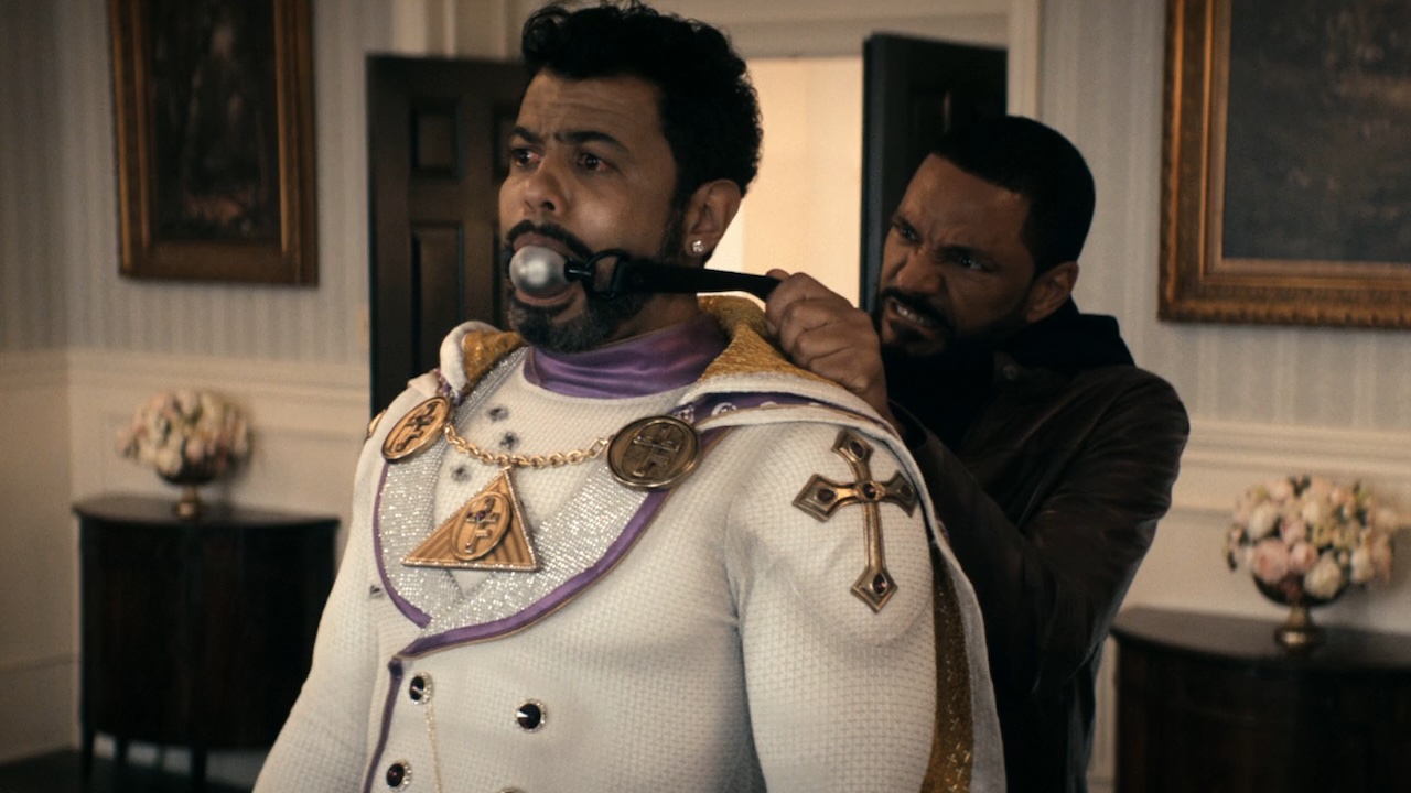 Oh Father being gagged in The Boys series finale