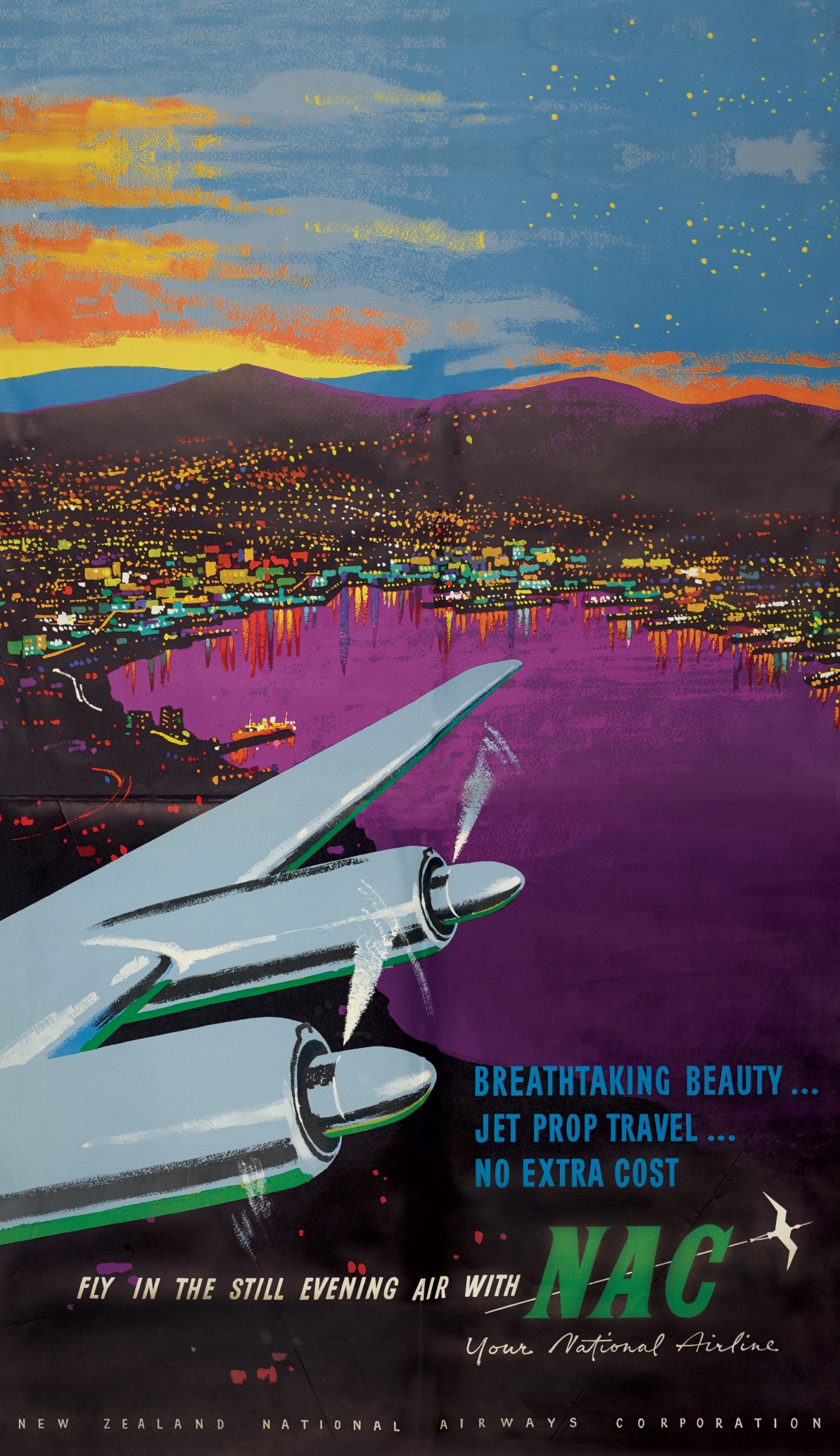 vintage airline travel posters