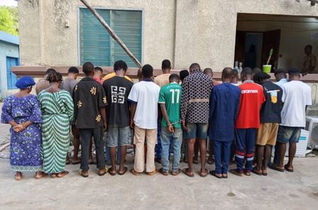 A group of people arrested in Benin for committing cyber fraud