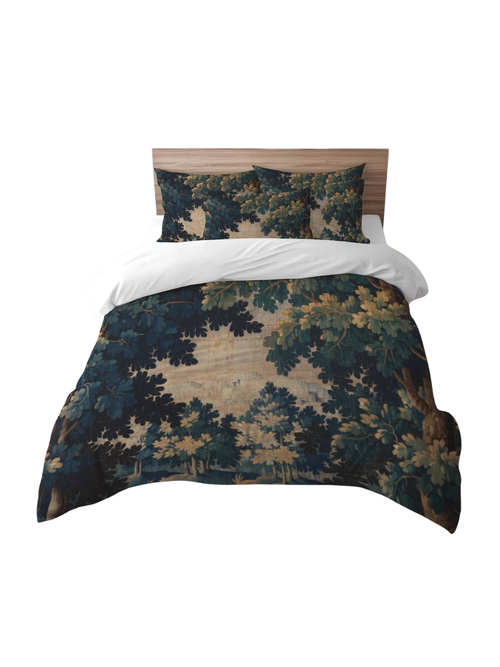 French Verdure Tapestry Cotton Duvet Cover 