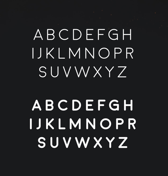 Free font: Moon