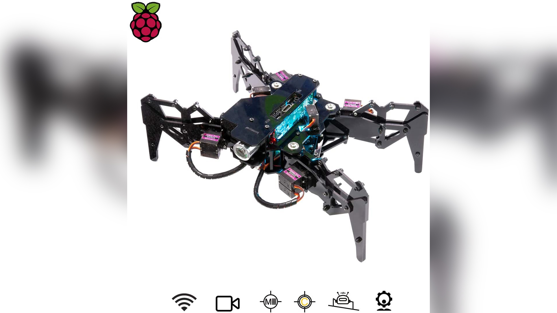 Save 25% on this Bionic Quadruped Spider Robot for Raspberry Pi 