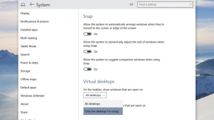 8. See open apps from one virtual desktop