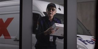 Stan Lee as the FedEx guy in Captain America: Civil War