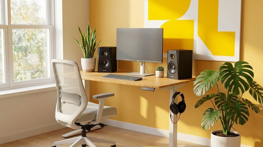 A selection of products ideal for the modern creative's home work setup.