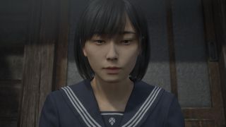 Close up of protagonist Hinako from Silent Hill f
