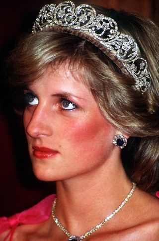 Princess Diana wearing the Spencer Tiara