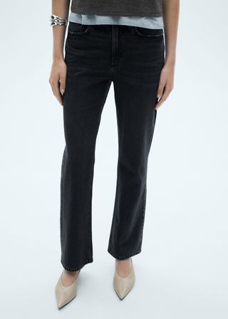 Matilda Medium-Rise Straight-Fit Jeans