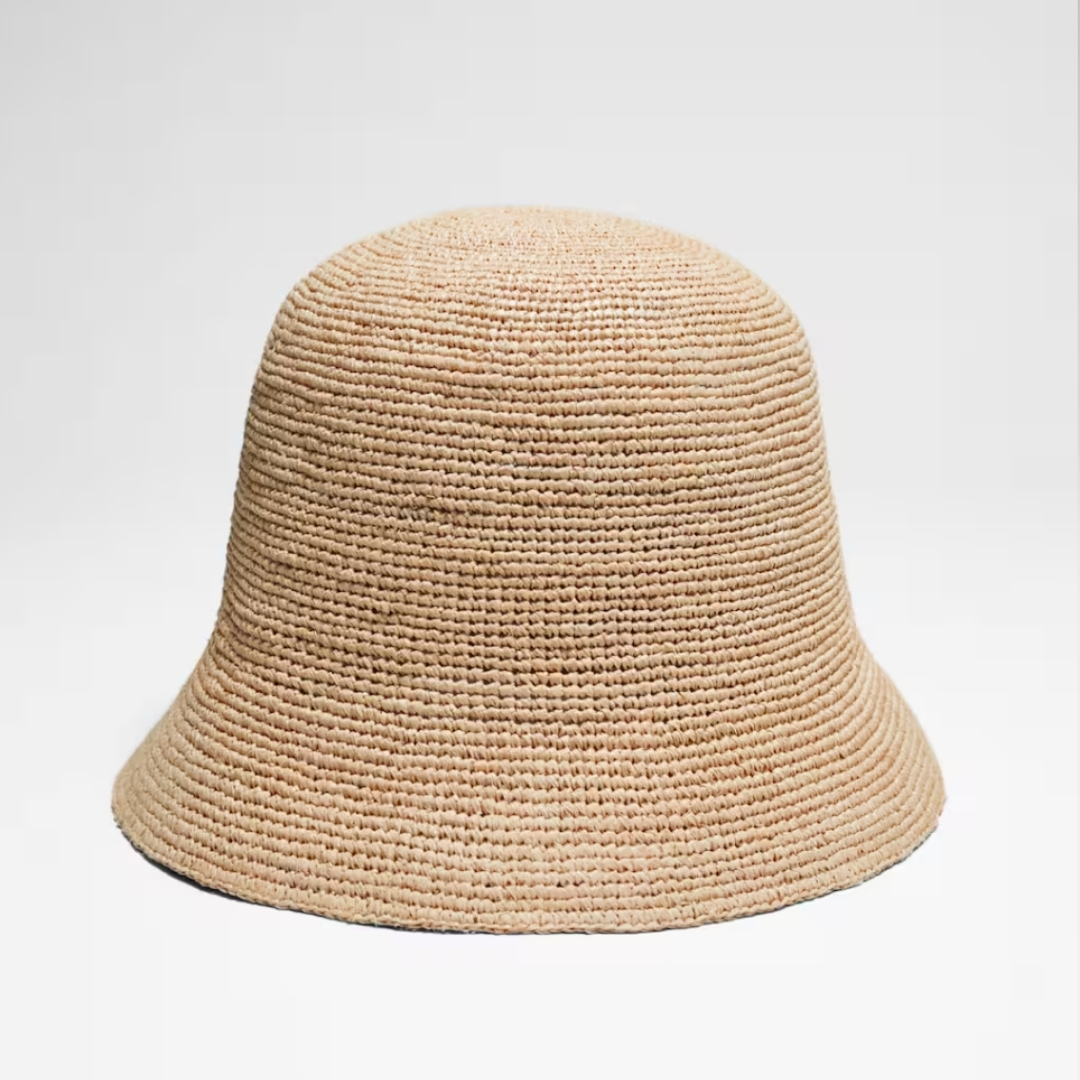 Beige Meyers Crochet Bucket Hat
