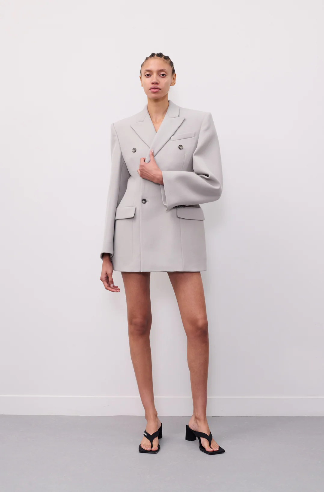 Wardrobe.NYC, Double Breasted Contour Blazer