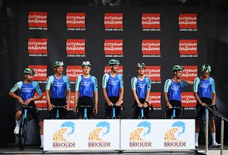 Decathlon AG2R La Mondiale during the 2025 Crit&eacute;rium du Dauphin&eacute;