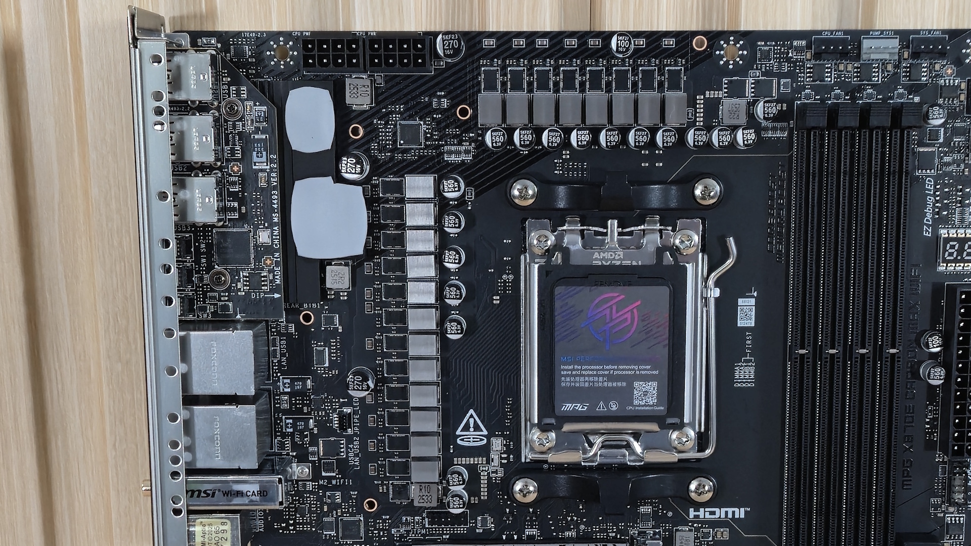 MSI X870E Carbon Max Wifi - VRMs