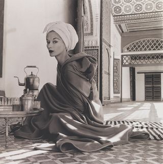 Woman in Moroccan Palace