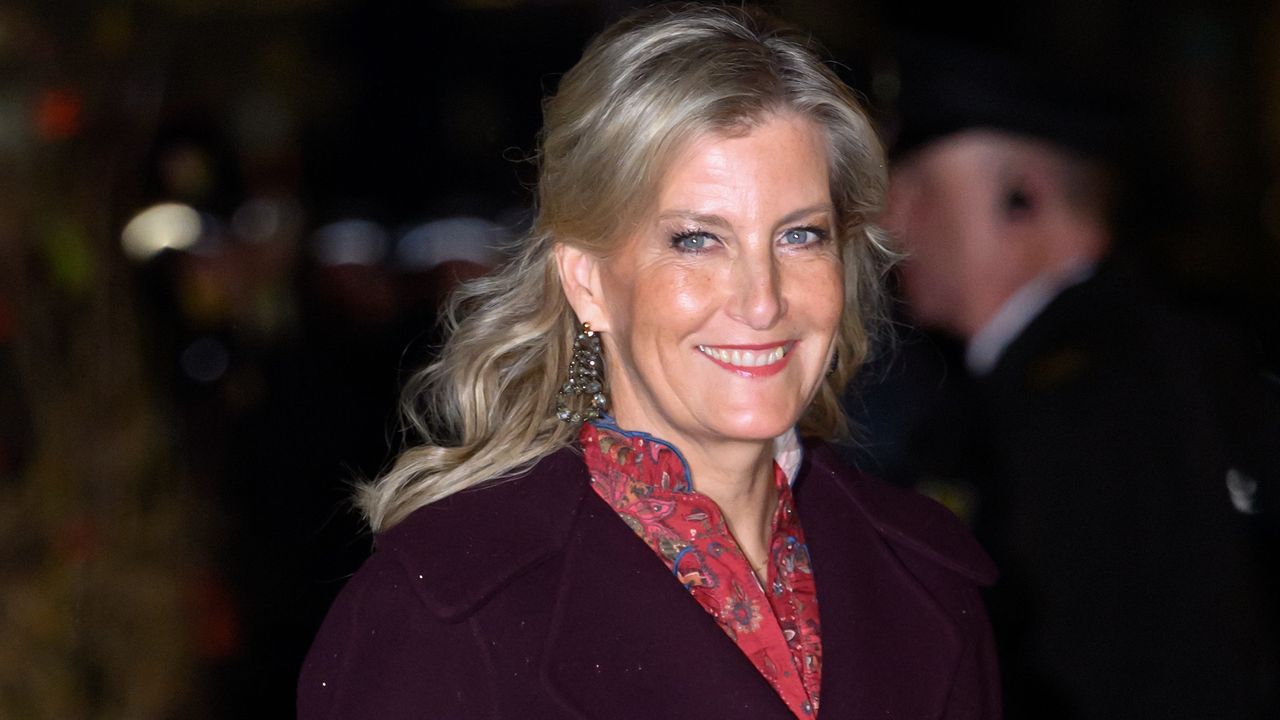 Sophie, Duchess of Edinburgh smiles as she attends the &#039;Together At Christmas&#039; Carol Service at Westminster Abbey on December 05, 2025