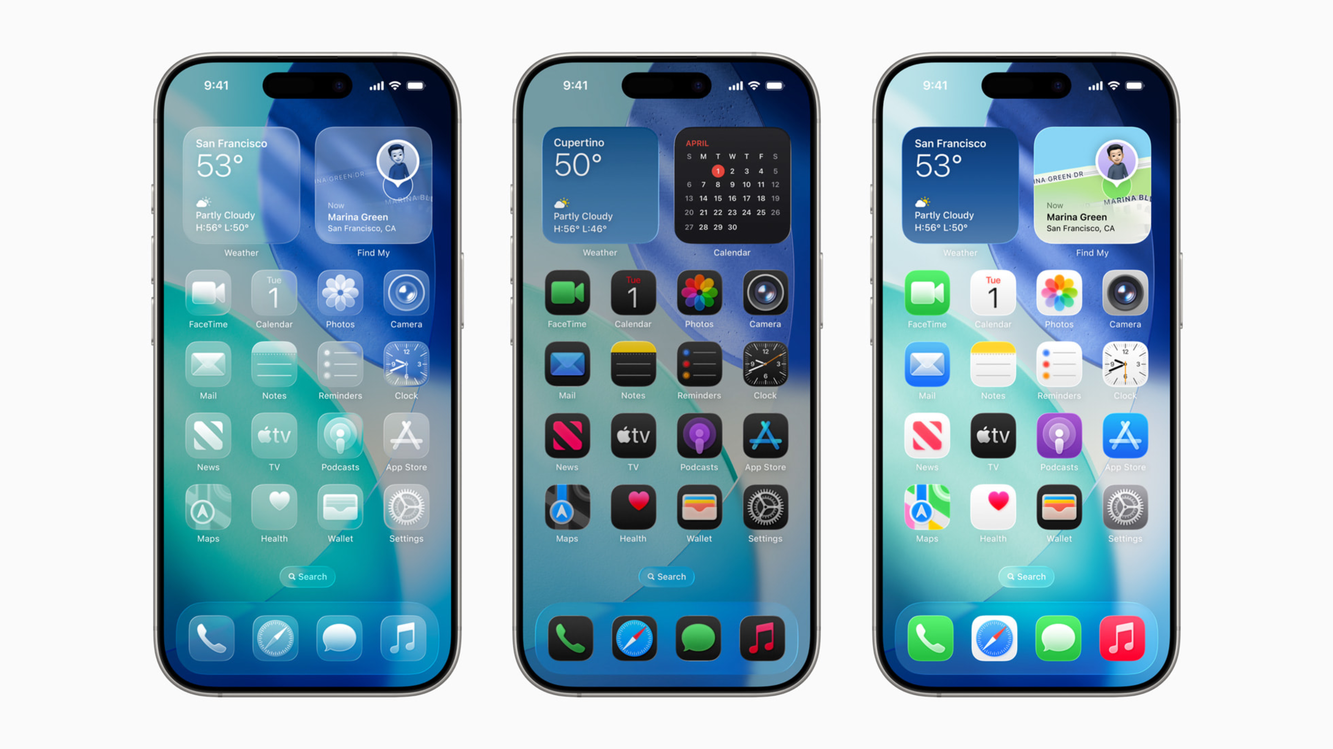 The Liquid Glass design style in iOS 26.