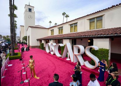 The red carpet at the Oscars on Sunday.