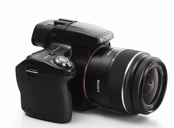 Sony Alpha A33 side