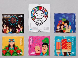 stamp illustrations