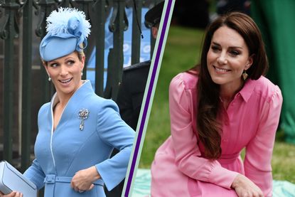 Zara Tindall and Kate Middleton