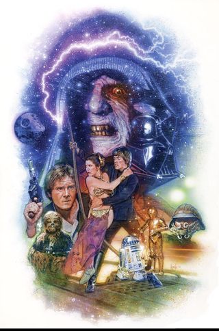 "Please, no Death Star 3!" cries official Star Wars comics artist, Hugh Fleming. Image ©Lucasfilm Ltd