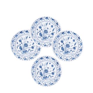 Botanical Melamine Plates (set of 4)