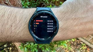 Heart rate zones on the Samsung Galaxy Watch 6 Classic