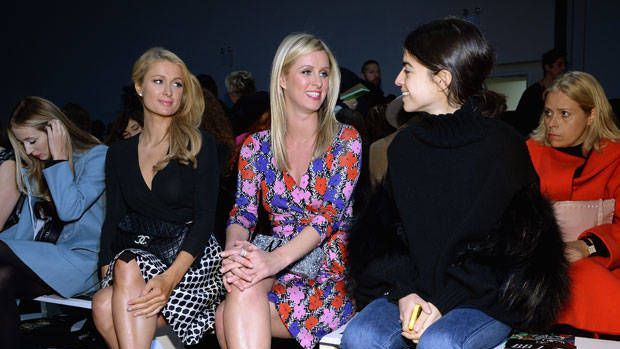 front row at fashion week