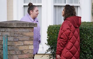 EastEnders Bernadette Taylor and Evie Steele