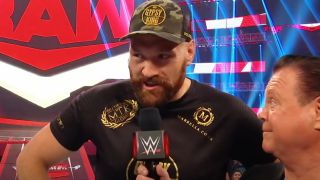 Tyson Fury on Monday Night Raw