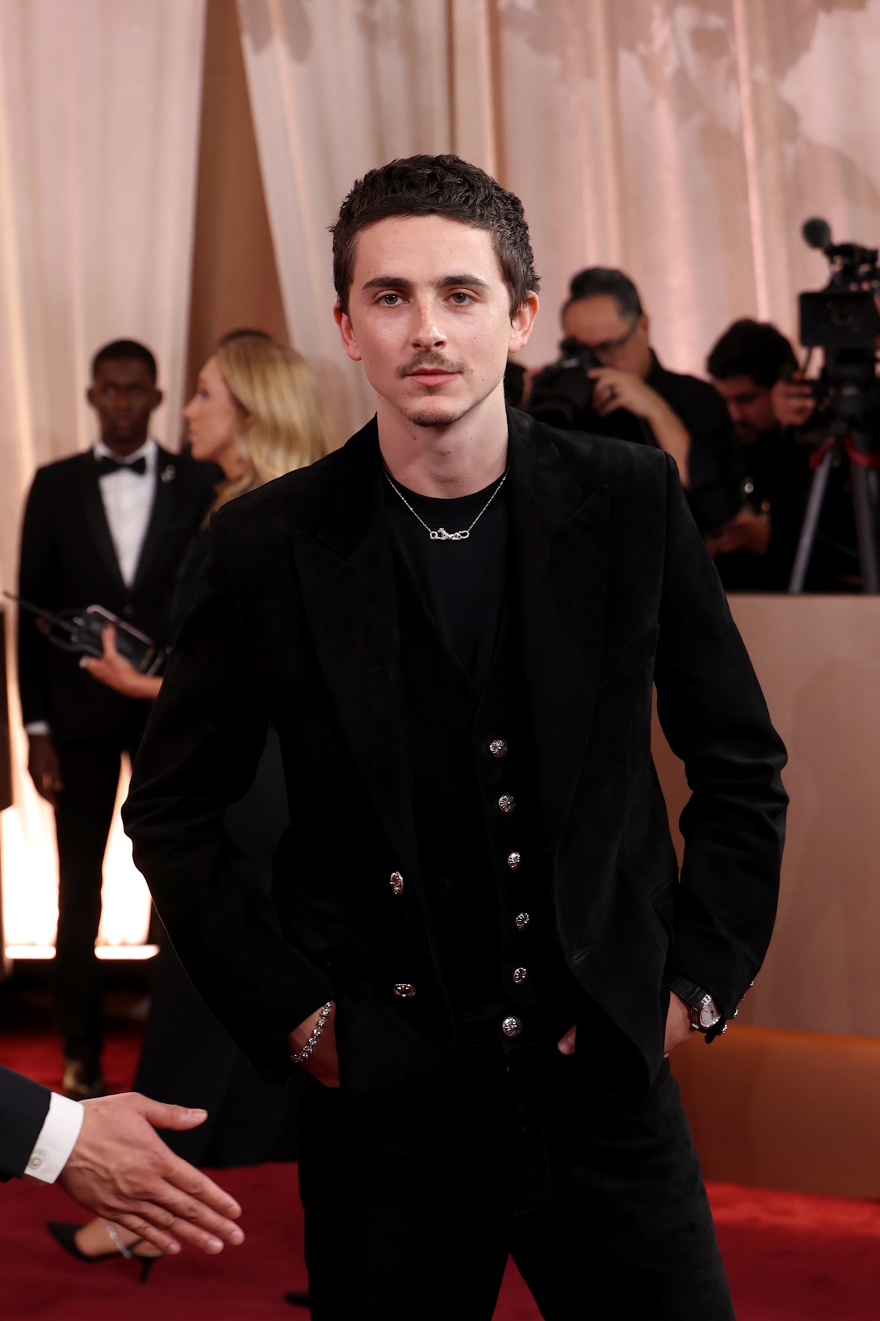 Timoth&amp;eacute;e Chalamet attends the 83rd annual Golden Globe Awards at The Beverly Hilton on January 11, 2026 in Beverly Hills, California.