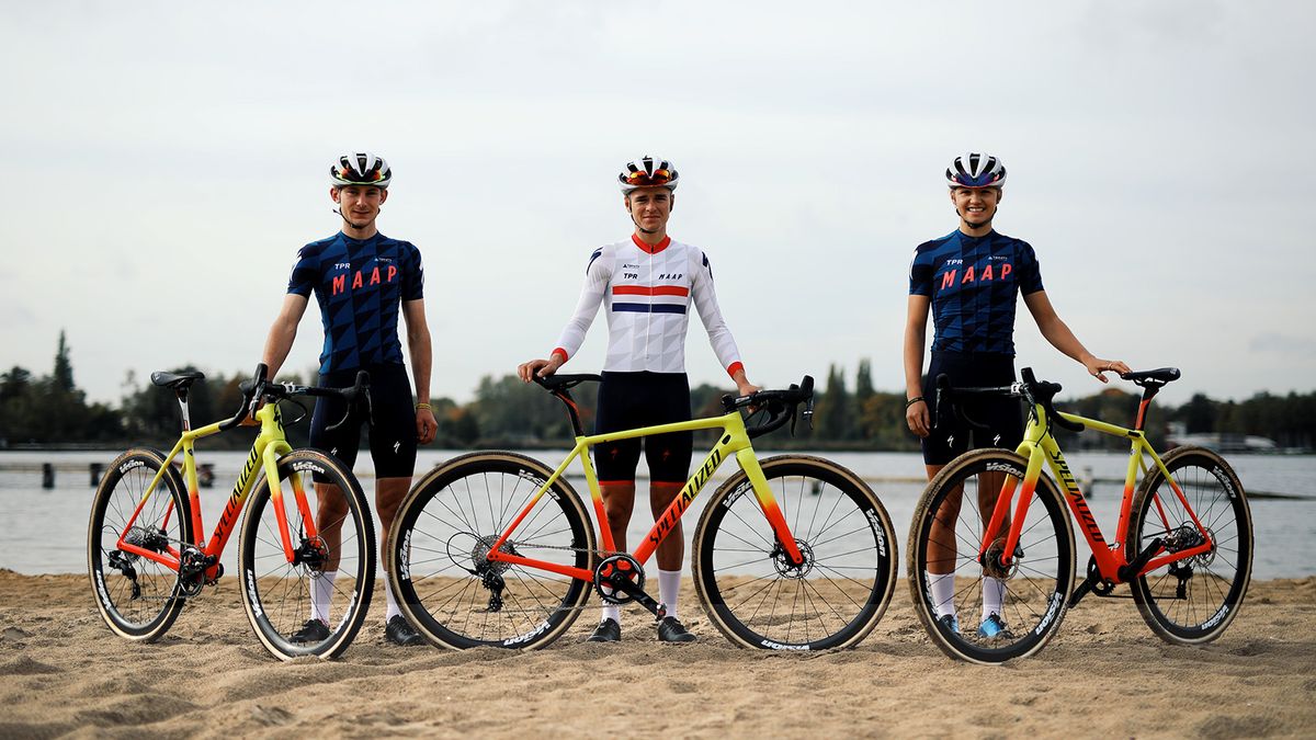 Emily Wadsworth, Tom Pidcock and Dan Tulett