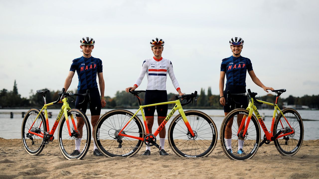 Emily Wadsworth, Tom Pidcock and Dan Tulett