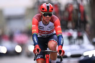 Mads Pedersen (Trek-Segafredo) in the Giro d'Italia breakaway on stage 12