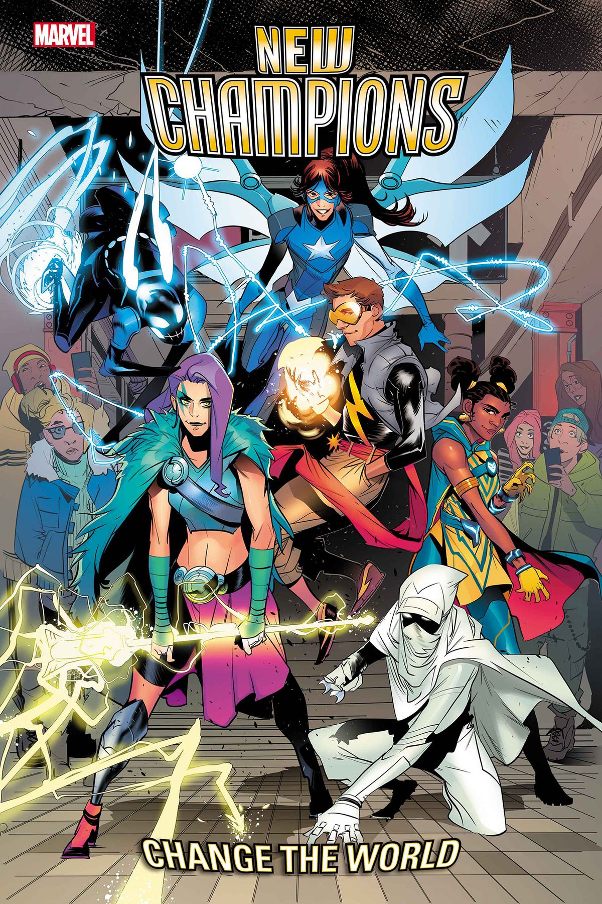 New Champions #1 cover by Federico Vicentini