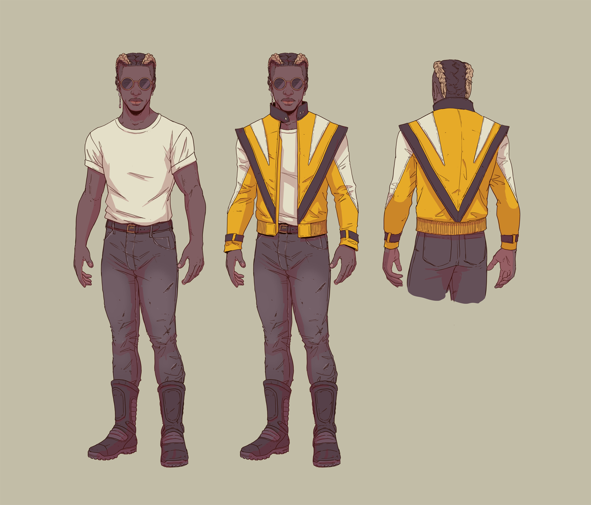 Making Dustborn's art; concept art for a video game