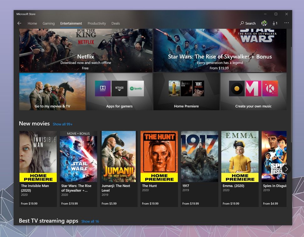 Rent Movies Still In Theaters With 'Home Premiere' Now On The Microsoft ...