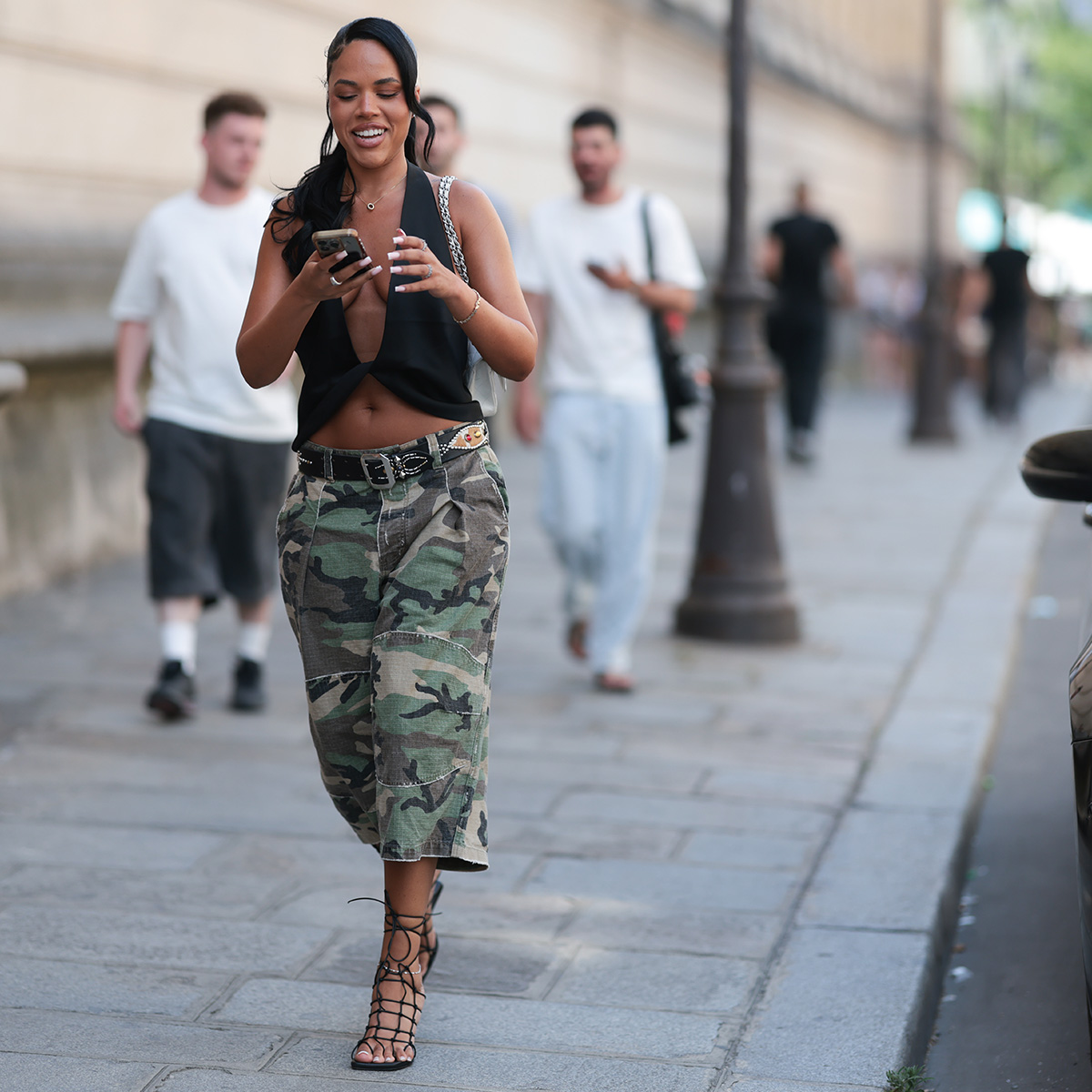 Designer Sandals Street Style