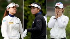 In Gee Chun (left), Bianca Pagdanganan (centre) and Danielle Kang (right)