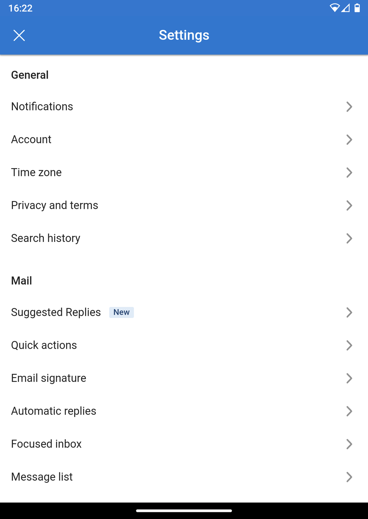 Microsoft Outlook Lite for Android (early)