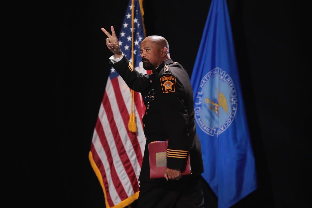 Former Sheriff David Clarke, Jr., of Milwaukee.