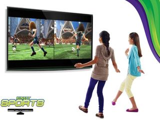 Kinect sports: girls playing football. no further comment.