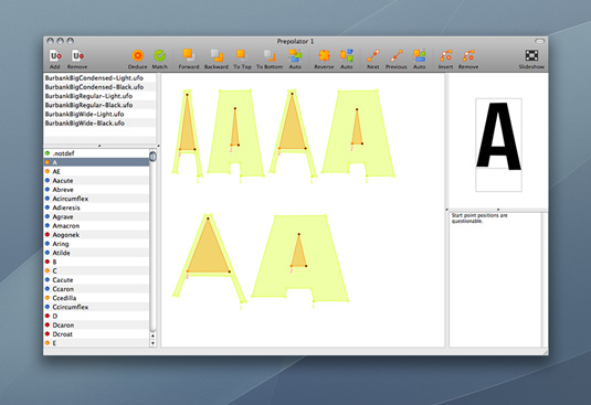 Prepolator takes the guess work out of getting your fonts ready for interpolation