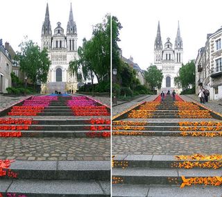 origami street art