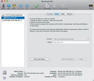 Disk utility