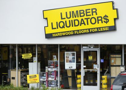a Lumber Liquidators store in San Diego