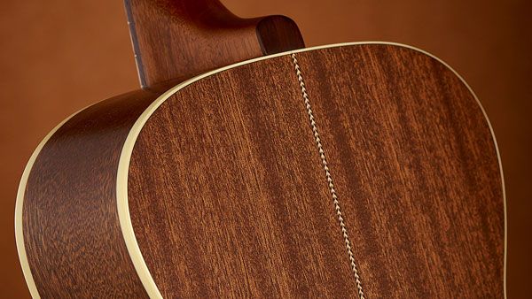 A herringbone stripe and rosette are nice touches on the Seagull model