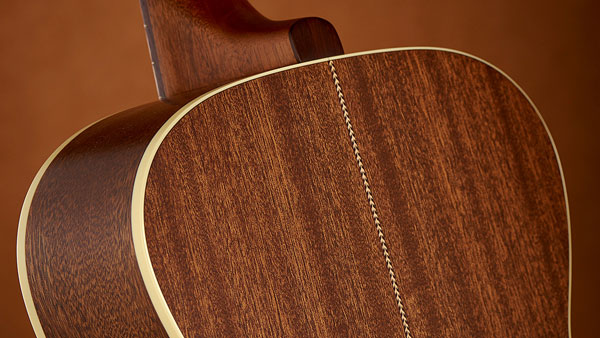 A herringbone stripe and rosette are nice touches on the Seagull model