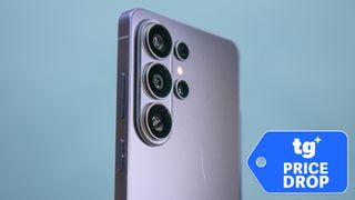 Close up of the Galaxy S26 Ultra's camera lenses